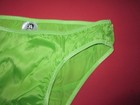 Vintage Men s Stretch Silk Satin Bikini Underwear Panties By Bodyaware L 36-38