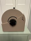 Vintage Rolodex Model 3500 Light Brown Metal Dual Rotary File Blank Cards   Key 