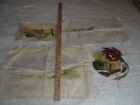 Vtg Wagon Farmhouse Field Scene Wool Crewel Kit Eric Wilson 16x20 Ufinish   Lk8