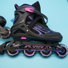 2pm Sports Vinal Girls Adjustable Inline Skates With Light Up Wheels Beginner