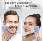 Facial Cleansing Brush Face Scrubber Exfoliator Rechargeable Ipx7 Waterproof Ele