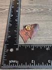 Dual Heart Brooch Pin Artist Beautiful Design Handmade W7