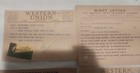 Vintage Antique Western Union Telegraph Lot Of 8 From The 1900s