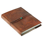 Leather Journal Refillable Lined Paper Tree Of Life Handmade Writing Notebook