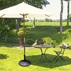 New 43lbs Patio Market Umbrella Base heavy Duty Outdoor Stand cast Iron Umbrella