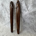 Lot Of 2 Laminate Wooden Kubaton  kubotan  Key Chain Ring Handmade New