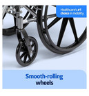 Medline Lightweight Wheelchair For Adults With Swing-back  Desk-length