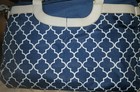 Large Jj Cole Satchel Diaper Bag  Navy Arbor Great Quality Gift Baby Shower