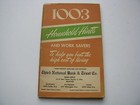 Vtg 1951 Dayton Ohio National Trust Co Bank 1003 Household Hints Book Promotion