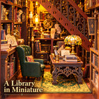 Magic Castle Library Diy Book Nook Kit With Led Light