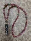 Tibetan Agate Dzi Beads Necklaces W agate Dzi  turtle Back 9eyed  Bead Pendant