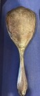 Never Used   Antique Silver Vanity Set  Mirror  Brush And    Comb With Box