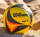 Wilson Avp Optx Official Beach Volleyball Match Ball Black Yellow