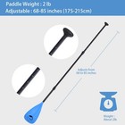 Yvleen Sup Paddle Board Paddle stand Up Paddleboard Paddles Adjustable Aluminum