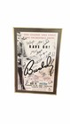 Buddy The Buddy Holly Story Cast Signed Poster 16x24 Framed Broadway Tulsa Pac