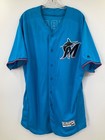 Zack Leban  81 Miami Marlins Game Used Jersey Spring Training Size  46