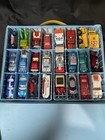 Vintage Matchbox   Hot Wheels Diecast Lot     48 Cars W  Carry Case