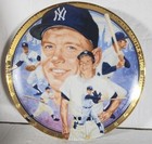 1992 Sports Impressions Mickey Mantle Hamilton Collection Plate Yankees Signed