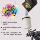 Lime Line Metal Flake Silver Basecoat - No Reducer Needed - 1 Quart
