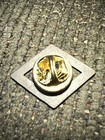 John Powers Irish Whiskey Lapel hat Pin  Free Shipping Usa  Gold Color