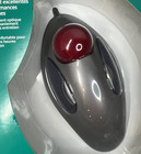 Logitech Marble Optical Trackball Mouse Gray red 904360-0403 Usb  new Open Box 