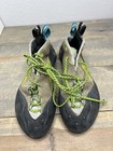 Scarpa Maestro Mod Eco Climbing Shoes Black green  Used Mens Size 9 5 Eu 42 5