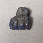 Large 18mm Egyptian Blue Lapis Lazuli Hand Of The Pharaoh Amulet  1352-1336bc