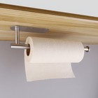 Holder Kitchen Roll Towel Paper Rack Under Cabinet Wall Toilet Self Adhesive
