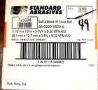 Standard Abrasives     3-ply Buff   Blend Hp Cross Buffs       725006     Box Of 49