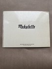 Motobecane Motoconfort Mobylette Repair Manual French Texts 48 Pgs  B