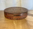Vintage Burmese 7 Compartment Round Shape Hand Crafted Spice Powder Box