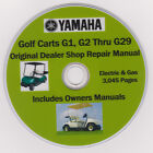 Yamaha Golf Carts G1 Thru G29 Ultimate Service Shop Manual Collection  
