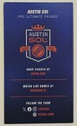 2026 Austin Sol Schedule      Ultimate Frisbee Sked Ultra Cool Card       