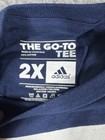 New England Revolution Shirt Mens 2xl Blue Mls Soccer Adidas Graphic Tee