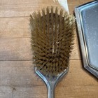 Antique Sterling Silver  Vanity Set Mirror And Brush Very Good Condition For Age