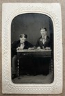 Id d Telegraph Machine Workers Occupational Tintype Rare Antique Photo Canada