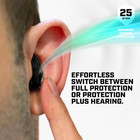 X30i Noise Reduction Ear Plugs - Hear-through Hearing Protection - Reusable