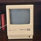 Vintage Apple Macintosh Plus 1mb M0001a Computer Tested Powers On Question Mark