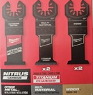 Milwaukee Multi-tool Oscillating Blade Kit 5 Piece Nitrus   Bi-metal Blades New