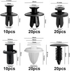 100pcs For Hyundai Kia Set Bumper Fender Liner Push Type Retainer Clips Fastener
