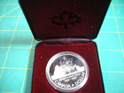 1987 Royal Canadian Mint Proof Silver Dollar Detroit Davis Strait Coin