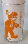 Disney Pinocchio Series 1940 Lamwick Orange 4 1 2  Tall Drinking Glass