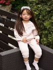 Lovely Toddler Girl 30in Reborn Baby Doll Rooted Hair Collectible Kids Diy Gifts