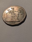 Rare 1816 Leges Et Mores Silver Compagnie Des Notaires D Aniens Token Medal