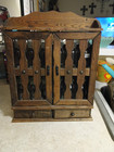 1970s  Vintage Wooden Spice Rack With 12 Glass Bottles