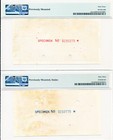 State Bank Ethiopia  10 Nd 1945  Front   Back Specimen Pmg  63 2 Pcs