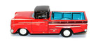 Japan Tin Friction 1957 Dodge Swept Side Pickup 6 5  Red  2570