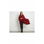 Women Scarf Unbranded Women Chunky Buffalo Plaid Scarf Wrap Oversized Fringe