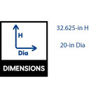 A o  Smith 36 0-gallon Vertical Well Pressure Tank