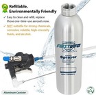 Firstinfo Aerosol Refillable Fluid Oil Pressure Storage Sprayer Aluminum Can